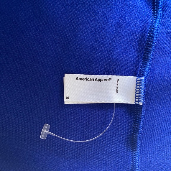 American Apparel Royal Blue Backless Skater Dress - Picture 3 of 4